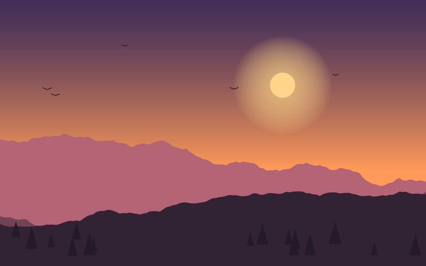 Landschaftsillustration