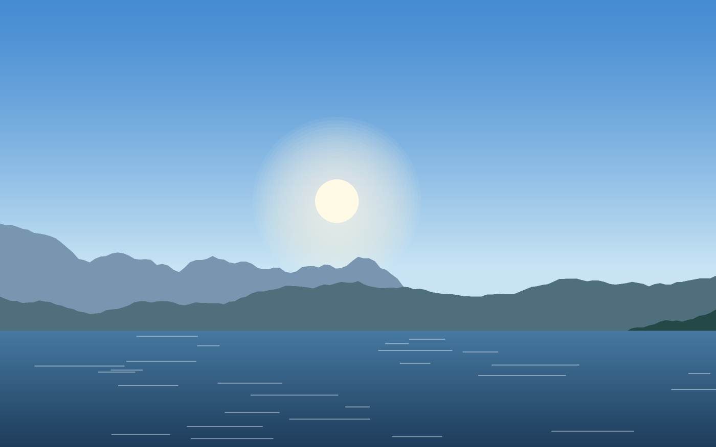 Landschapsillustratie