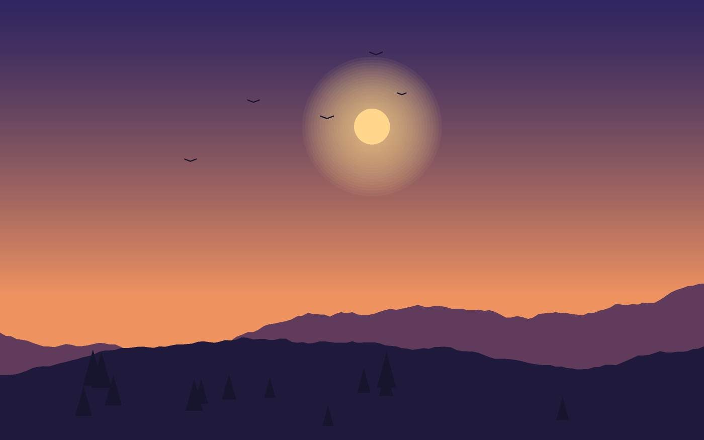 Landschaftsillustration