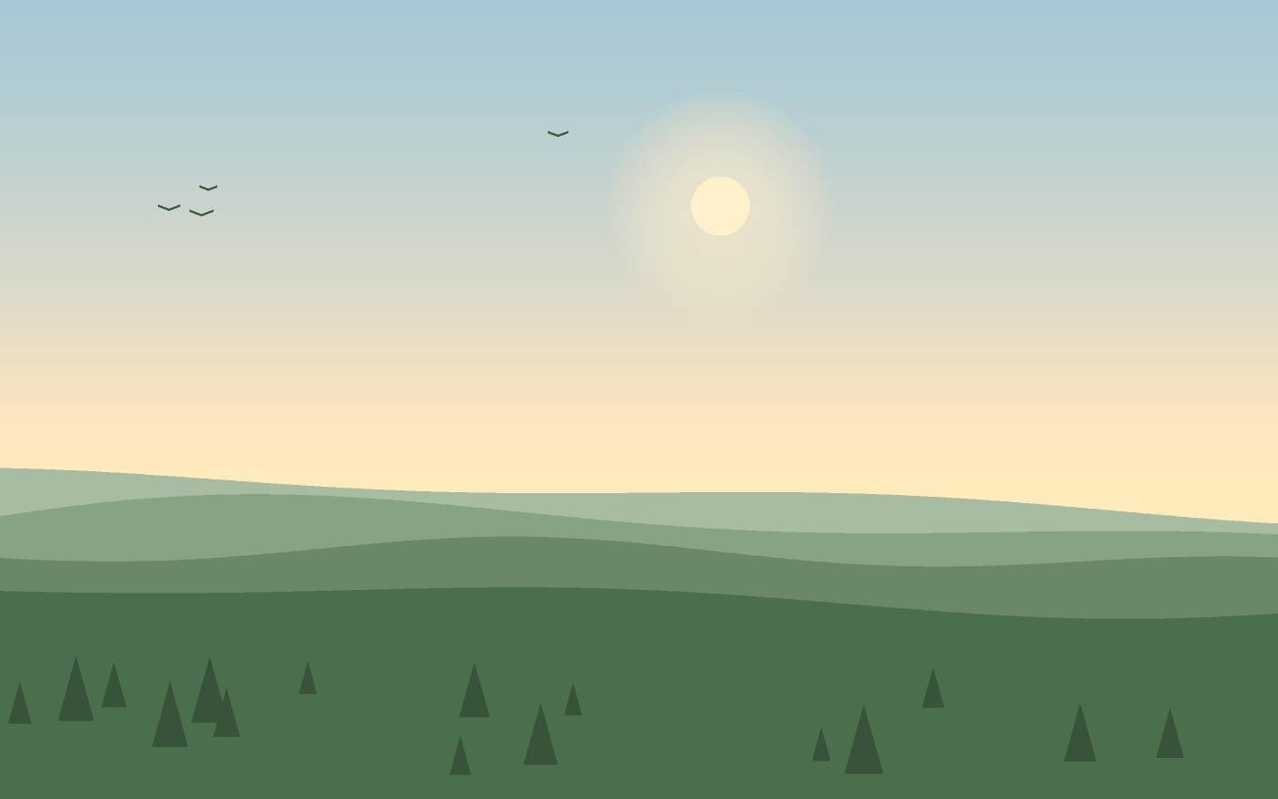 Ilustrace krajiny