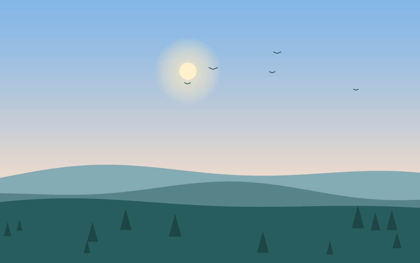 Ilustración de un paisaje