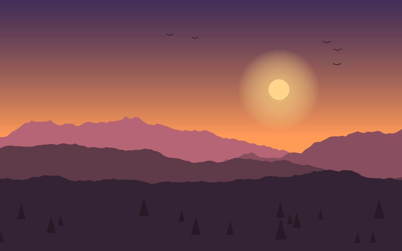 Ilustracja krajobrazu